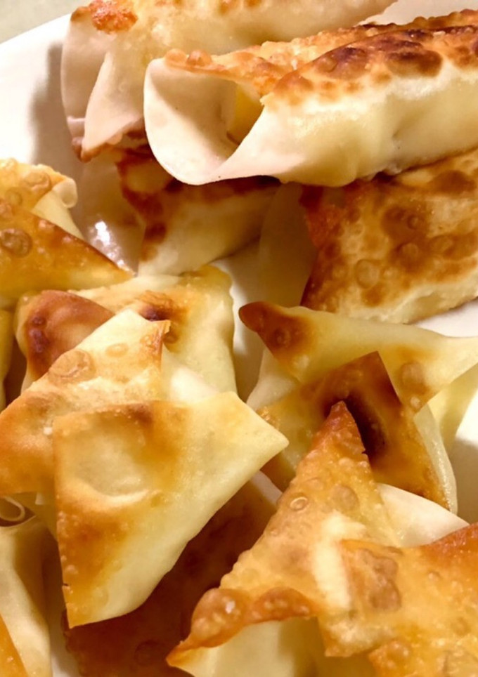 ワンタンの皮とじゃがの包み焼き-レシピのメイン写真