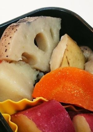 根菜３種(蓮根、じゃが、人参)の煮しめ-レシピのメイン写真