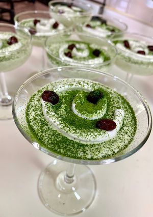 私の抹茶のババロア-レシピのメイン写真