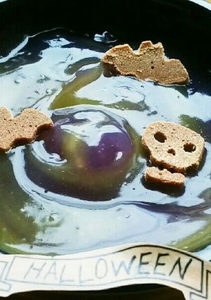 犬ご飯　葛練りdeハロウィン-レシピのメイン写真