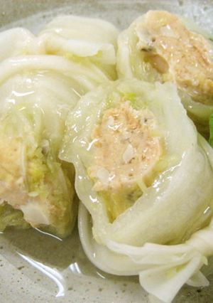 鮭白菜巻きあんかけ-レシピのメイン写真