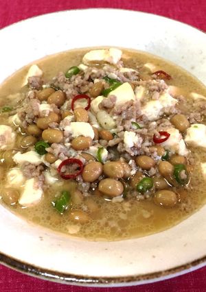 納豆de味噌麻婆豆腐♪-レシピのメイン写真