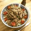 安い外国産牛コマがジューシー旨っ、に