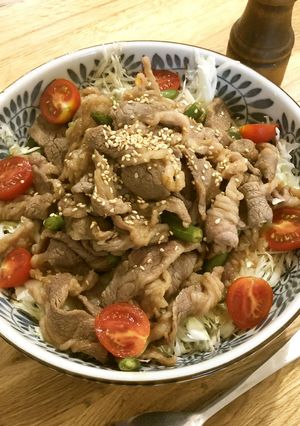 安い外国産牛コマがジューシー旨っ、に-レシピのメイン写真