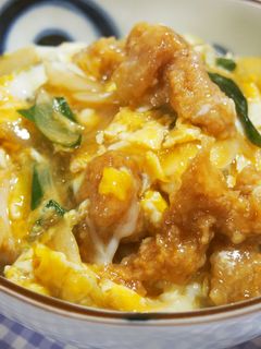から揚げリメイク!親子丼♪-レシピのメイン写真
