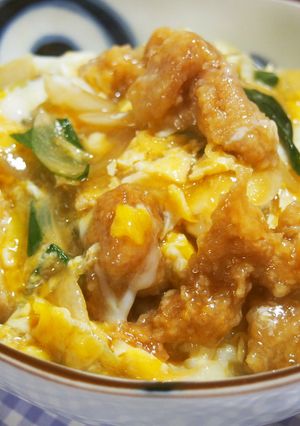 から揚げリメイク!親子丼♪-レシピのメイン写真