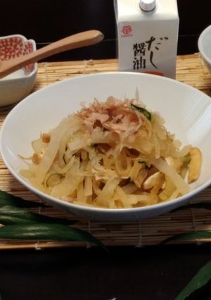 出汁醤油で、大根の炒めもの-レシピのメイン写真