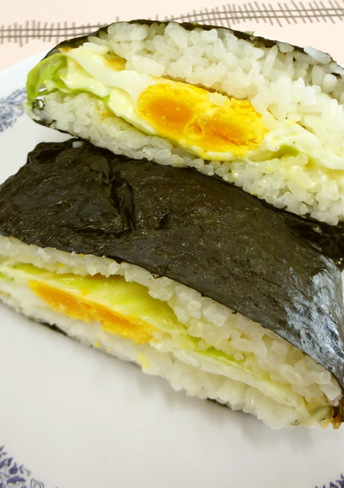 目玉焼きのおにぎらず-レシピのメイン写真