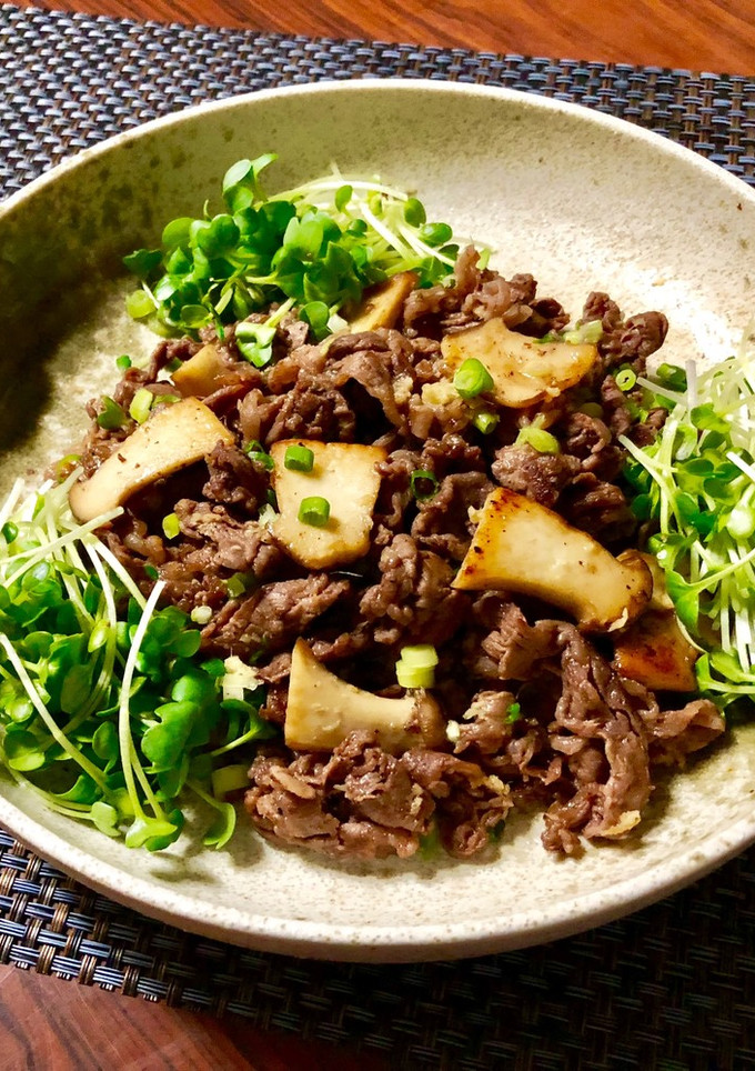 ◆牛肉とエリンギの生姜焼き◆-レシピのメイン写真