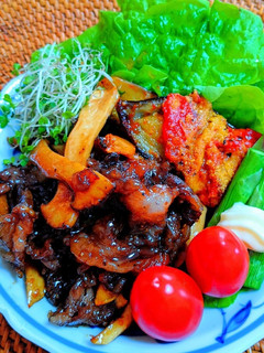 牛肉とエリンギのバルサミコソース炒め-レシピのメイン写真