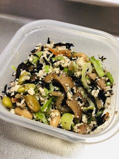 簡単アレンジ作り置き★ひじきの炒り豆腐-レシピのメイン写真