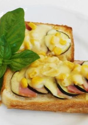 松山長なすのスナックトースト-レシピのメイン写真