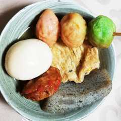 A picture of おでん.