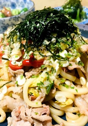 余り物で時短簡単本だし焼きうどん-レシピのメイン写真