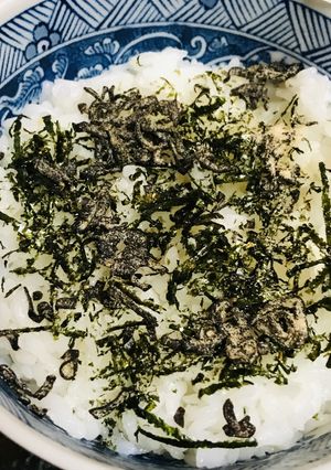 かんたん味つけごはん●塩昆布＆刻み海苔-レシピのメイン写真