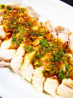 ゆで鶏で作る★ぷりぷり鶏もも肉のよだれ鶏-レシピのメイン写真