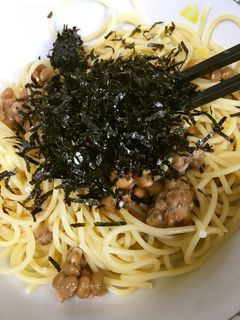 超簡単納豆パスタ-レシピのメイン写真