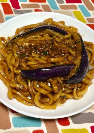 超簡単☆こってり濃厚！ジャージャーうどん-レシピのメイン写真