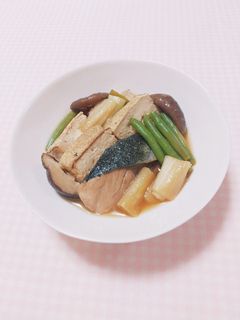 ヘルシー❀ぶりと焼豆腐の煮物-レシピのメイン写真