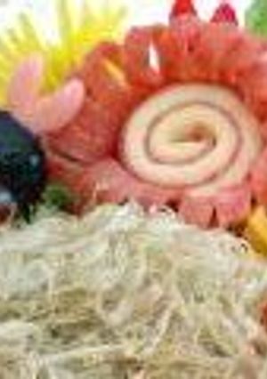 ＊　ビアハムのクルクルお花　キャラ弁　＊-レシピのメイン写真