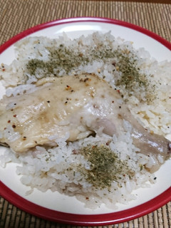 美味!簡単!炊飯器で骨付き鶏ピラフ-レシピのメイン写真