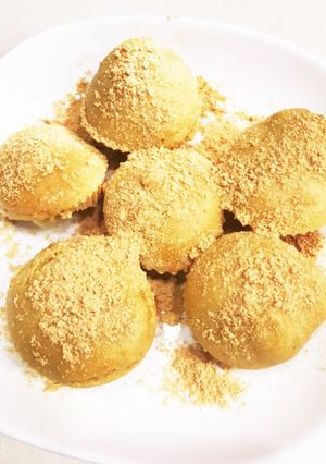 白玉あんこ入りきな粉どら焼き-レシピのメイン写真