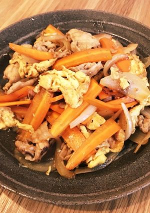 甘めが好き!豚玉野菜炒め!-レシピのメイン写真