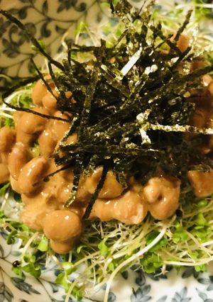毎日の納豆●たっぷりスプラウトと-レシピのメイン写真
