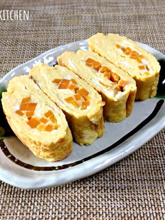 【 お弁当の彩りに♡人参の卵焼き♪】-レシピのメイン写真