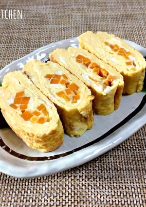 【 お弁当の彩りに♡人参の卵焼き♪】-レシピのメイン写真