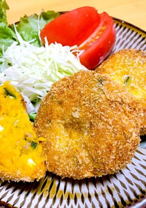 簡単かぼちゃチーズコロッケ-レシピのメイン写真