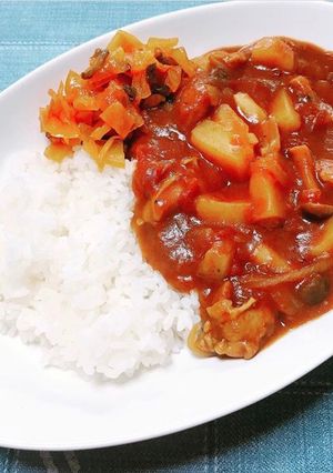 トマトチキンカレー-レシピのメイン写真
