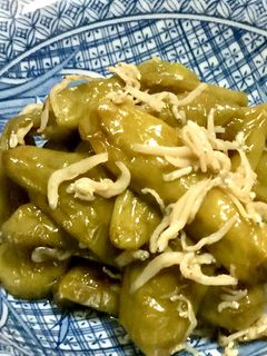 獅子唐とチリメンジャコのゴマ風味炒め煮-レシピのメイン写真