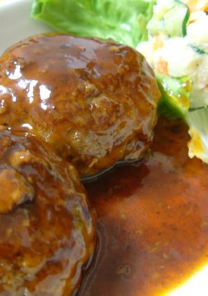 スプーンでコネ２ハンバーグ( ＾＾)b-レシピのメイン写真