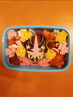 ポケモン ニャヒート キャラ弁当-レシピのメイン写真