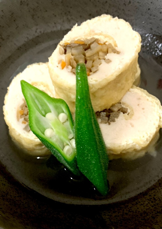 きんぴらごぼう de 信田巻き-レシピのメイン写真