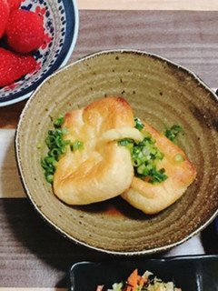 簡単おあげの梅肉納豆詰め-レシピのメイン写真