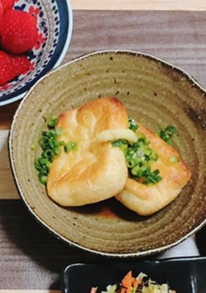 簡単おあげの梅肉納豆詰め-レシピのメイン写真
