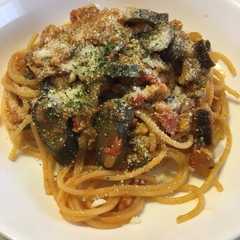 茄子のトマトパスタ-レシピのメイン写真