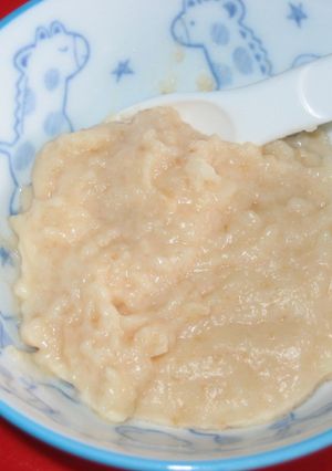 トマト入りパンがゆ～離乳食中期-レシピのメイン写真