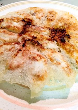 【定番】大葉とニラの羽根つき餃子-レシピのメイン写真