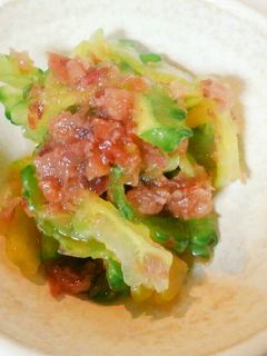 ゴーヤの梅肉和え-レシピのメイン写真