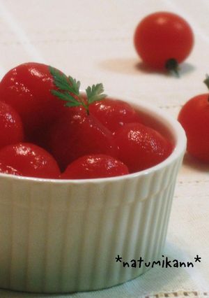 ミニトマトのほんのり甘～いシュガーマリネ-レシピのメイン写真