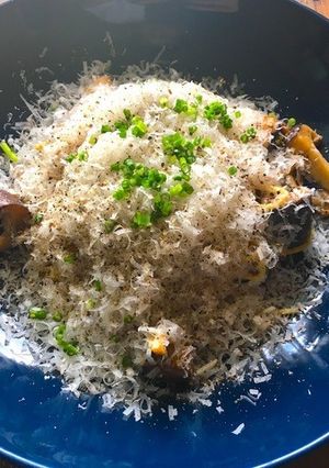 糖質制限!焼ききのこのカルチョ・エ・ぺぺ-レシピのメイン写真