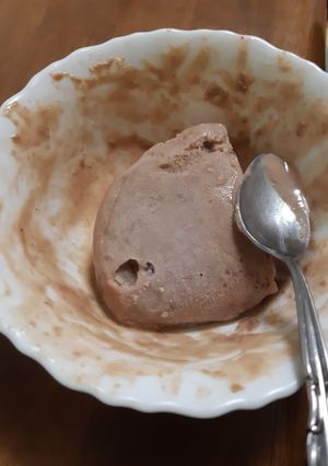 豆腐屋の絹ごし豆腐で手作りチョコアイス♡-レシピのメイン写真