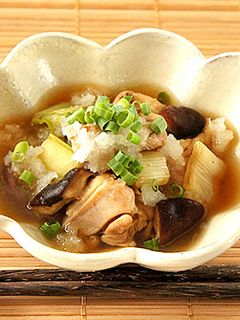 鶏肉と椎茸のみぞれ煮-レシピのメイン写真