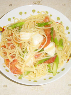 トマトとモッツァレラのパスタ-レシピのメイン写真