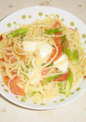 トマトとモッツァレラのパスタ-レシピのメイン写真