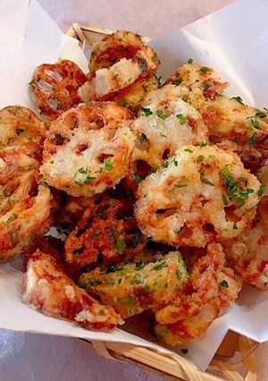 レンコンのサクッとカレーコンソメ揚げ-レシピのメイン写真