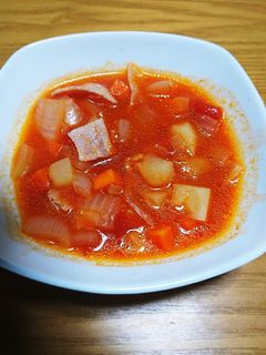 簡単❗トマト缶でトマトスープ(⌒‐⌒)-レシピのメイン写真